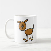 Chiffre tasse de bâton de chien (Gauche)