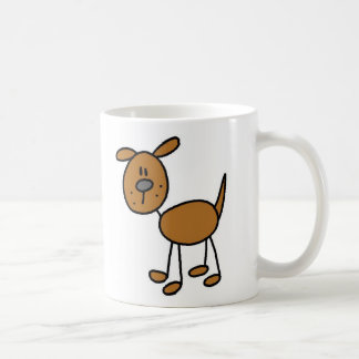 Chiffre tasse de bâton de chien