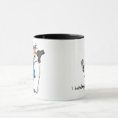 Chiffre tasse de bâton de coiffeur (Centre)