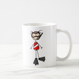 Chiffre tasse de bâton de natation