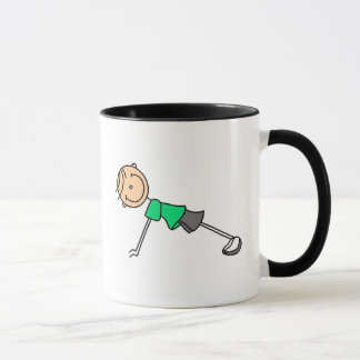 Chiffre tasse de bâton de pousées