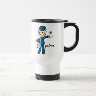 Chiffre tasse de bâton de travailleur postal