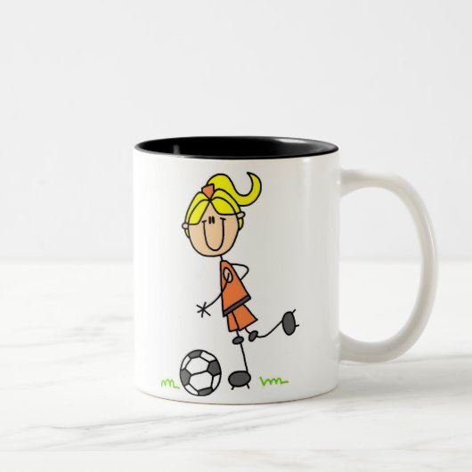 Chiffre tasse de bâton du football (Droit)