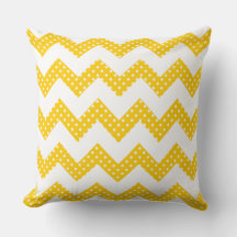 Chiffres blancs dorés Chevron Coussin décoratif