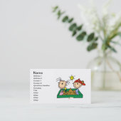 Chiffres de bâton dans des cartes de visite de bac (Debout devant)