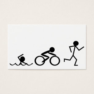 Chiffres de bâton de triathlon