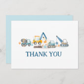 Chiffres de construction et Camion, Cartes de reme (Devant / Derrière)