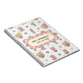 Chiffres de mathématiques mignons motif de cahier (Côté Droit)
