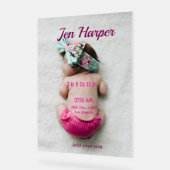 Chiffres de naissance bébé ajouter nom lieu date d (Angle)