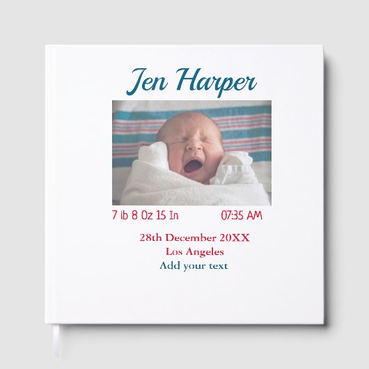 Chiffres de naissance bébé ajouter nom lieu date d (Recto)