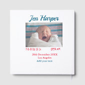 Chiffres de naissance bébé ajouter nom lieu date d (Verso)