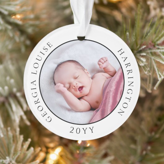 Chiffres de naissance de Noël du bébé (Arbre)