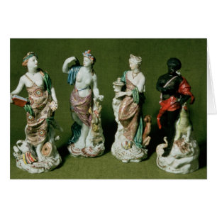 Chiffres de porcelaine de Plymouth des quatre