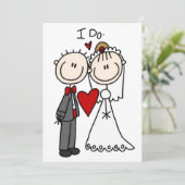 Chiffres mariages Ajouter votre invitation de voeu (Debout devant)