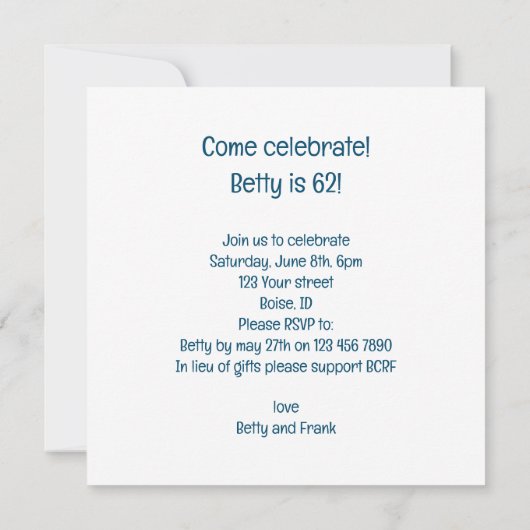 Chih Tzu carte d'anniversaire, Chih Tzu chien (Dos)