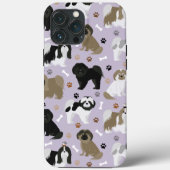 Chih Tzu Chiens Paws et Bones Coque-Mate coque iph (Verso)