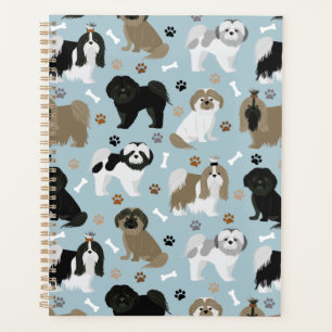 Chih Tzu Chiens Paws et Bones Planner