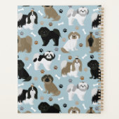 Chih Tzu Chiens Paws et Bones Planner (Dos)