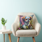 Chih tzu et coussin kitten (Chaise)