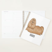Chih tzu long cheveux dessin de chien (Devant avec enveloppe)