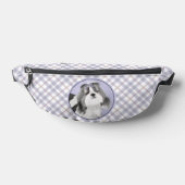 Chih Tzu Peinture Noir & Blanc Original Chien Art (Poser)