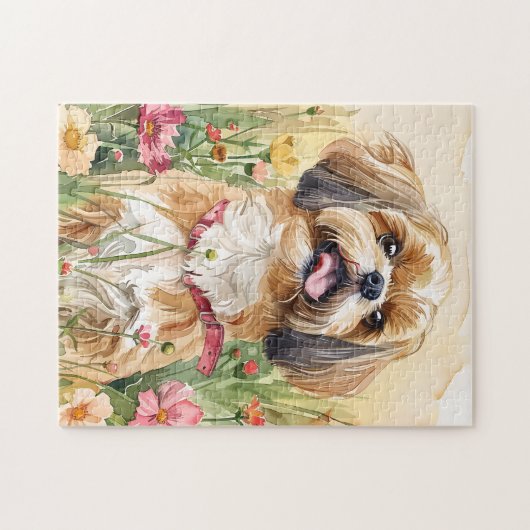 Chih Tzu Puzzle - Cute Chien Puzzle (Horizontal)