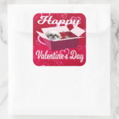 Chih tzu Sticker de la Saint Valentin, Chien (Sac)