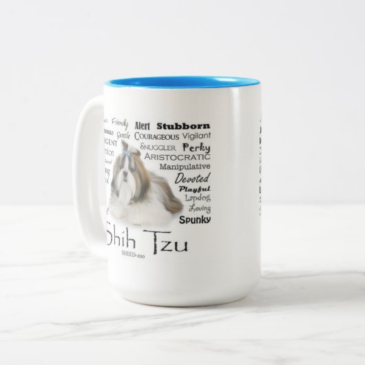Chih Tzu Traits Mug (Devant gauche)