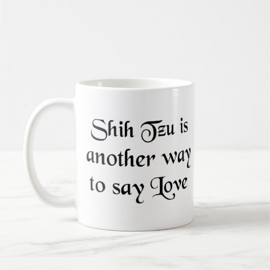 chih tzu tzu tasse à café (Gauche)