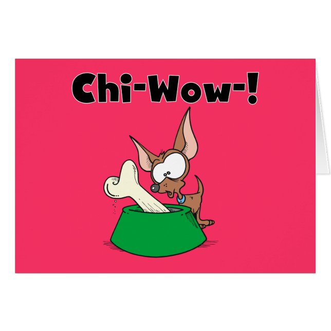 Chihua Chi-Wow T-shirts en cadeautjes (Voorkant Horizontaal)