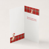 Chihuahu Chien de Noël Rouge et Vert Plaid Vacance (Inside)