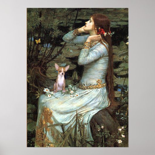 Chihuahua 1 - Ophelia Seated Poster (Voorkant)