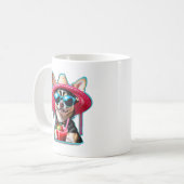Chihuahua aime Daiquiris [YUM !] - Mug de café (Devant gauche)