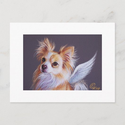 Chihuahua Angel Briefkaart (Voorkant)