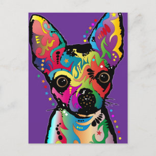 Chihuahua Art Briefkaart