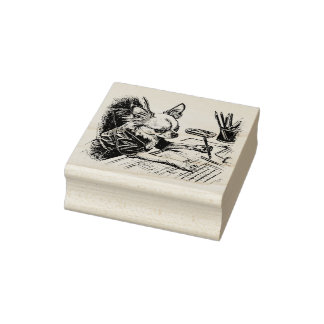 Chihuahua Artist Nr. 4 Rubber Stamp Rubberstempel