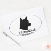 Chihuahua Auto Venster Decal Sticker (Envelop)