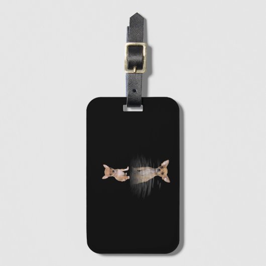 Chihuahua Bagagelabel (Voorkant (verticaal))