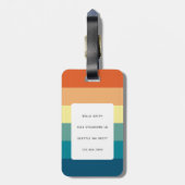 Chihuahua Bagagelabels (Achterkant verticaal)