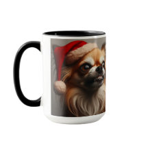 Chihuahua Bah! Humbug Christmas Coffee Mok Cup