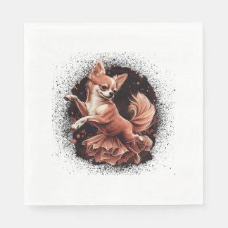 Chihuahua Ballerina Ballet Dansen Servet