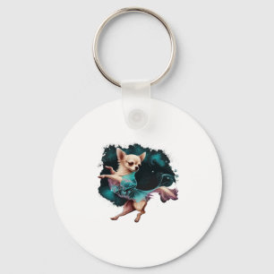 Chihuahua Ballerina Ballet Dansen Sleutelhanger