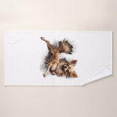 Chihuahua Ballerina Danse de ballet (Serviette de bain)