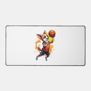 Chihuahua Basketbal Speler Sport Dunk Kopie Bureaumat