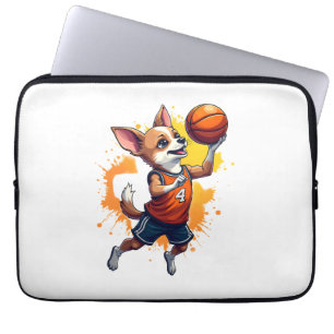 Chihuahua  Basketbal  Speler  Sport  Dunk  Kopie Laptop Sleeve
