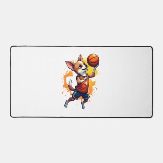 Chihuahua Basketball Player Sport Dunk Copy (Recto)