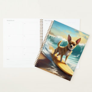 Chihuahua Beach Surf Peinture
