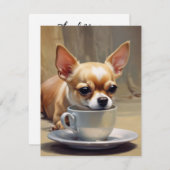 Chihuahua Bedankkaart (Voorkant / Achterkant)
