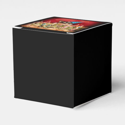 Chihuahua Birthday Pizza Pie Bedankdoosjes (Voorkant Zijde)