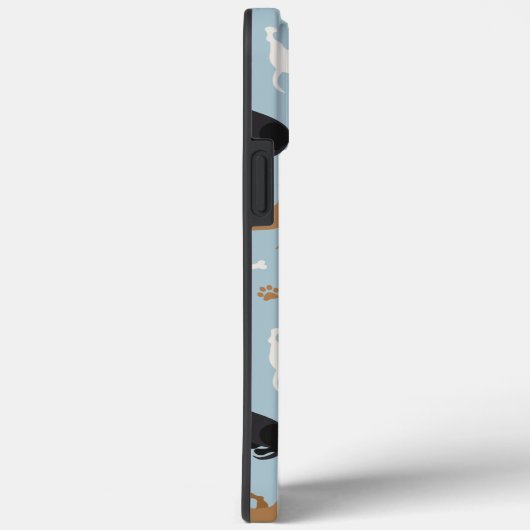 Chihuahua Botten en Paws Blue Case-Mate iPhone Case (Achterkant / Rechts)